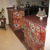 شیشه بین کابینتی