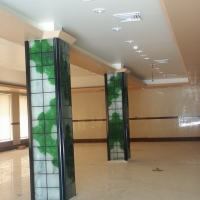 ستون شیشه ای دکوراتیو