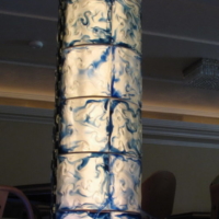 ستون شیشه ای دکوراتیو